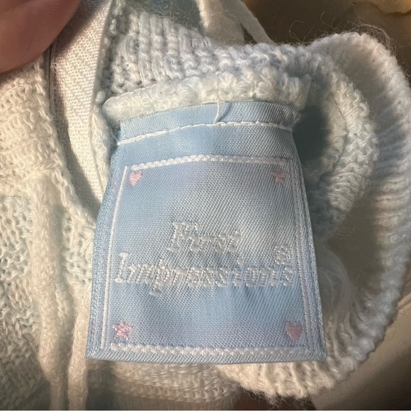Vintage boy’s baby sweater by First Impression size 6/9 months - Picture 3 of 5